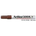 Artline 500A Whiteboard Marker Pen Brown